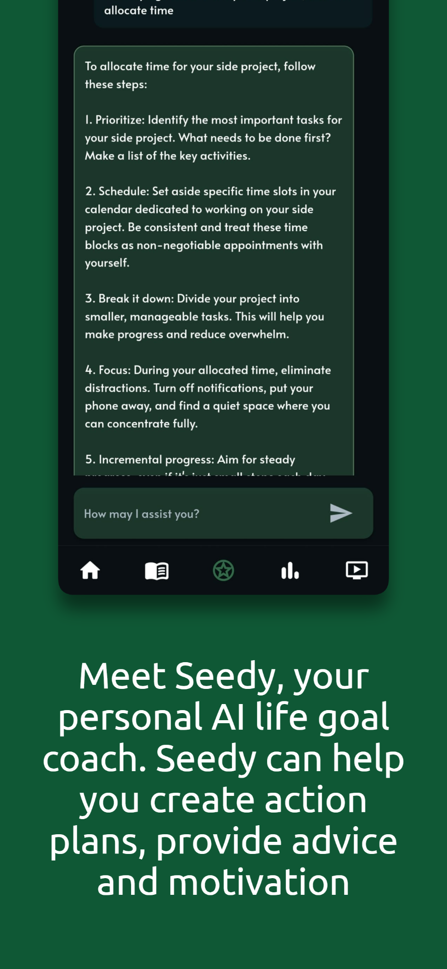 AI Coach Seedy